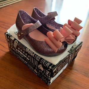 Mini Melissa Ultragirl Sweet III Pink Glitter